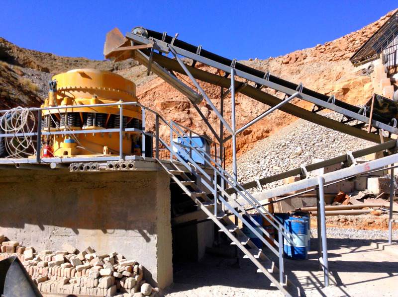 山东时产600吨石灰岩破碎生产线简析